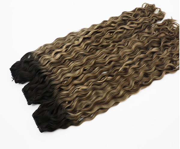 Luxury Hand-Tied Wefts – Straight – Cocoa Honey Bliss #T2-4/27