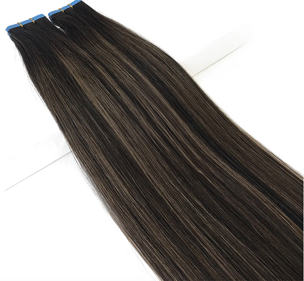 Machine Tied Wefts - Double Espresso Chestnut Drizzle #T2-2/6 (Double Espresso Chestnut Drizzle #T2-2/6)