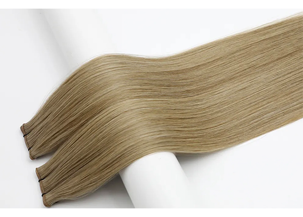 Luxury Hand-Tied Wefts – Straight – Honey Butter Blonde #M8/24
