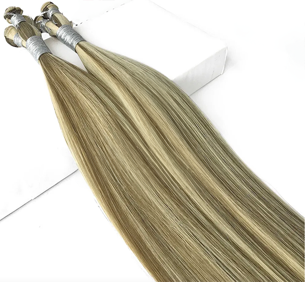 Machine Tied Wefts - Iced Pecan Blonde Highlighted #P8A/613 (Iced Pecan Blonde Highlighted #P8A/613)