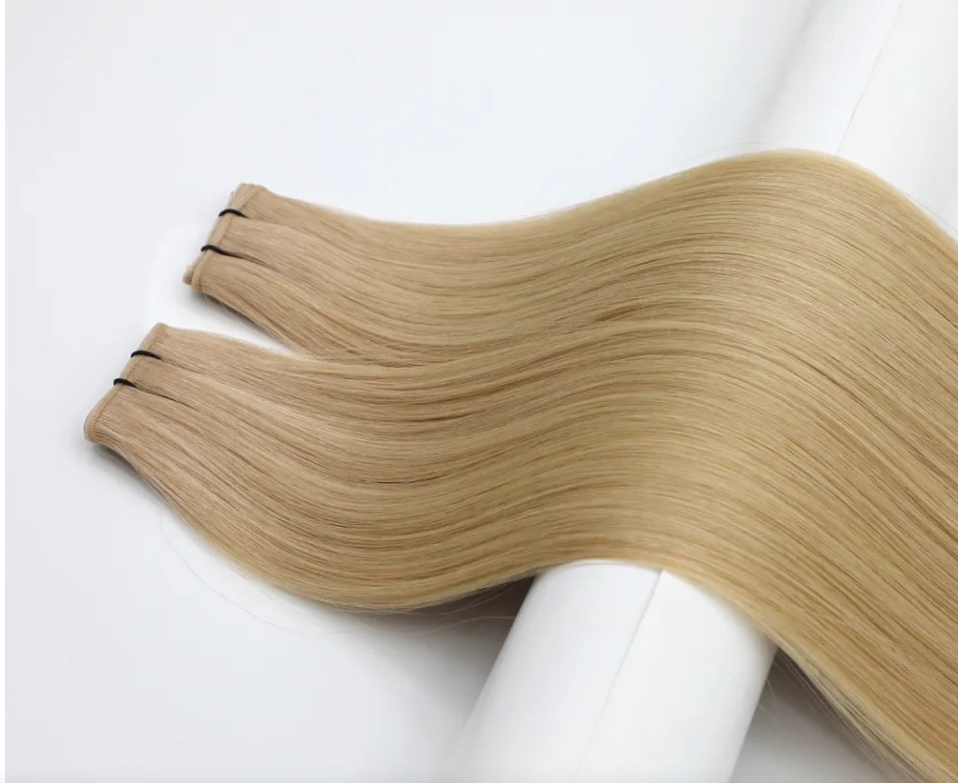 Machine Tied Wefts - Mix MILK CHOCOLATE TRUFFLE OMBRE #T2/4 (Milk Chocolate truffle Ombre #T2/4)