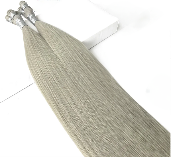 Machine Tied Wefts - Silver Streak #grey (Silver Streak #grey)