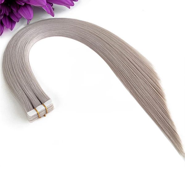 Luxury Hand-Tied Wefts – Straight – Arctic Frost Blonde #ICE