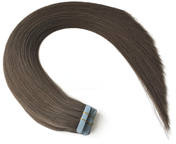 Luxury Hand-Tied Wefts – Curly – Ash Brown #7