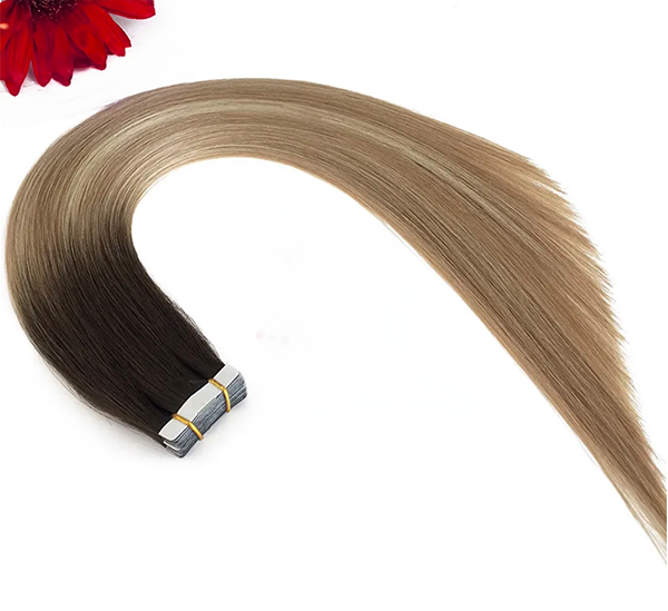 Luxury Hand-Tied Wefts – Straight – Chocolate Vanilla Cream #T4-18/60