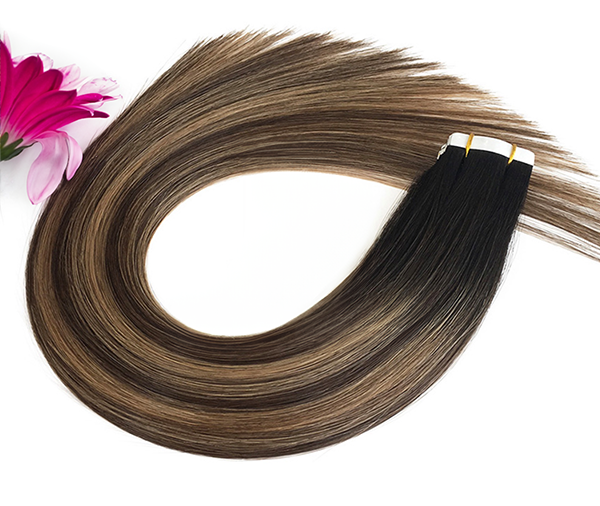Luxury Hand-Tied Wefts – Straight – Cocoa Honey Bliss #T2-4/27