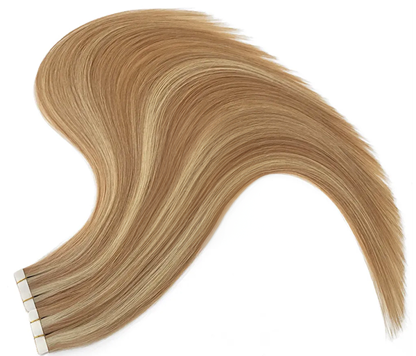 Luxury Hand-Tied Wefts – Straight – Honey Blonde #P27/613